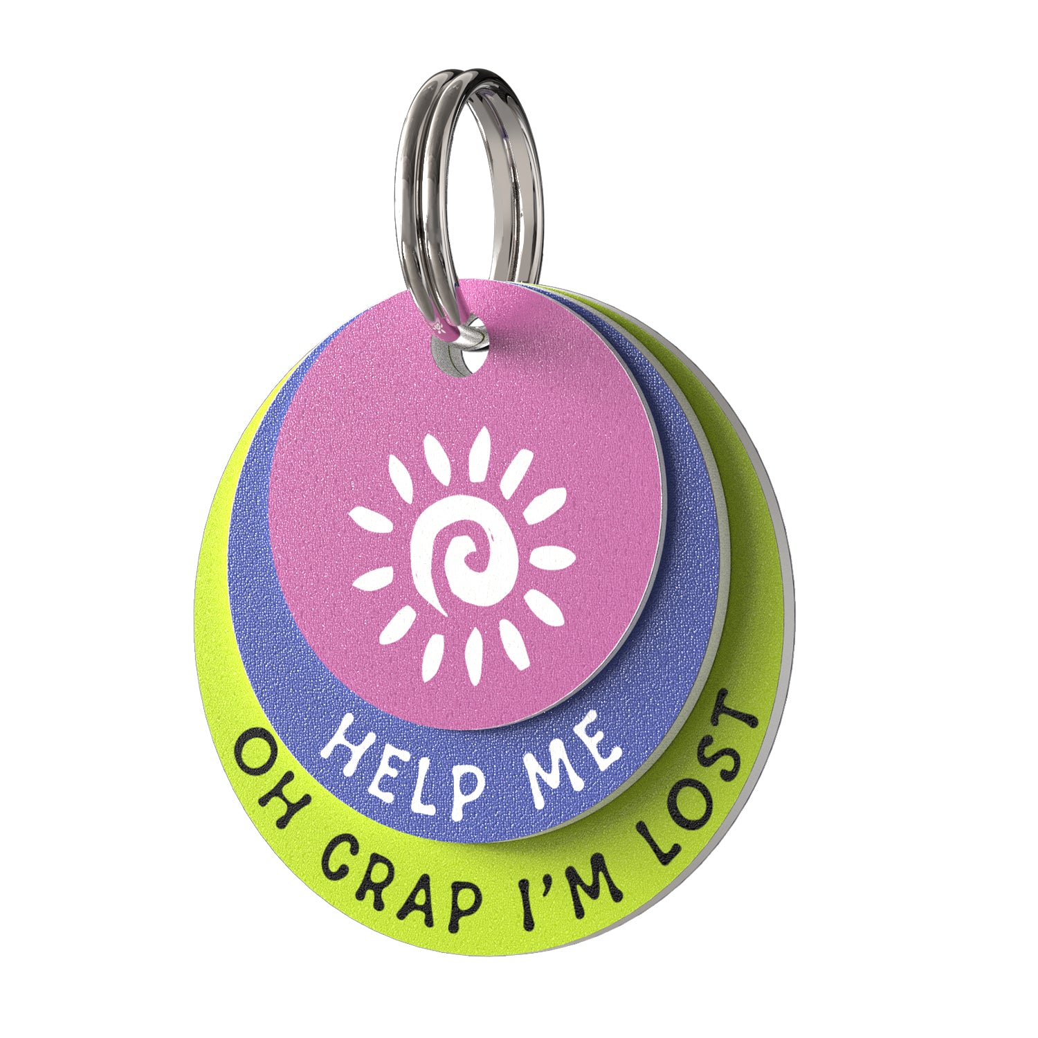 PVC pet tag Color Dopamine-Sun