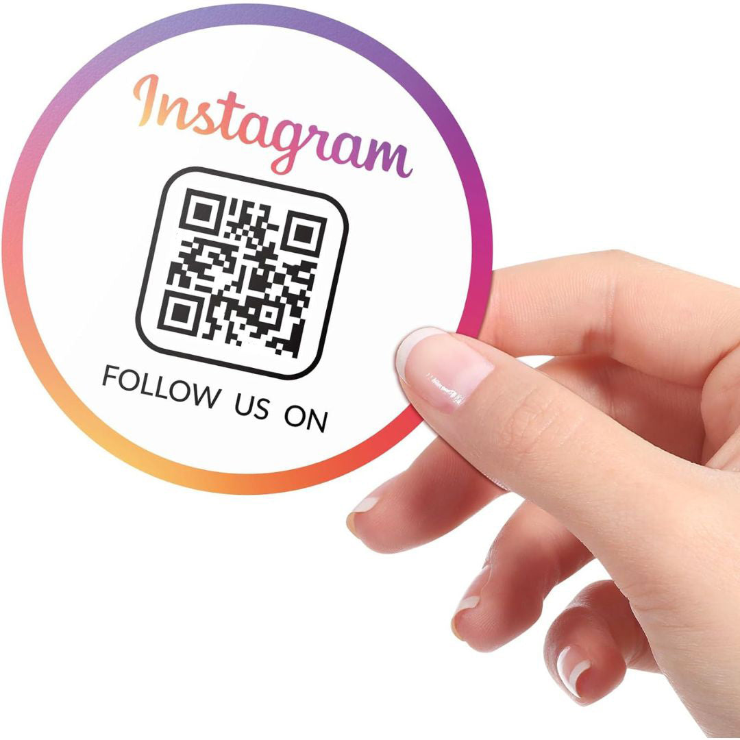 Instagram QR Social Media Stickers 108PCS