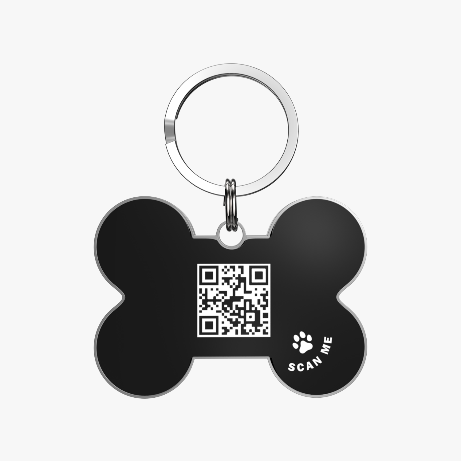 QR code pet tag Colorful text-NO.170925