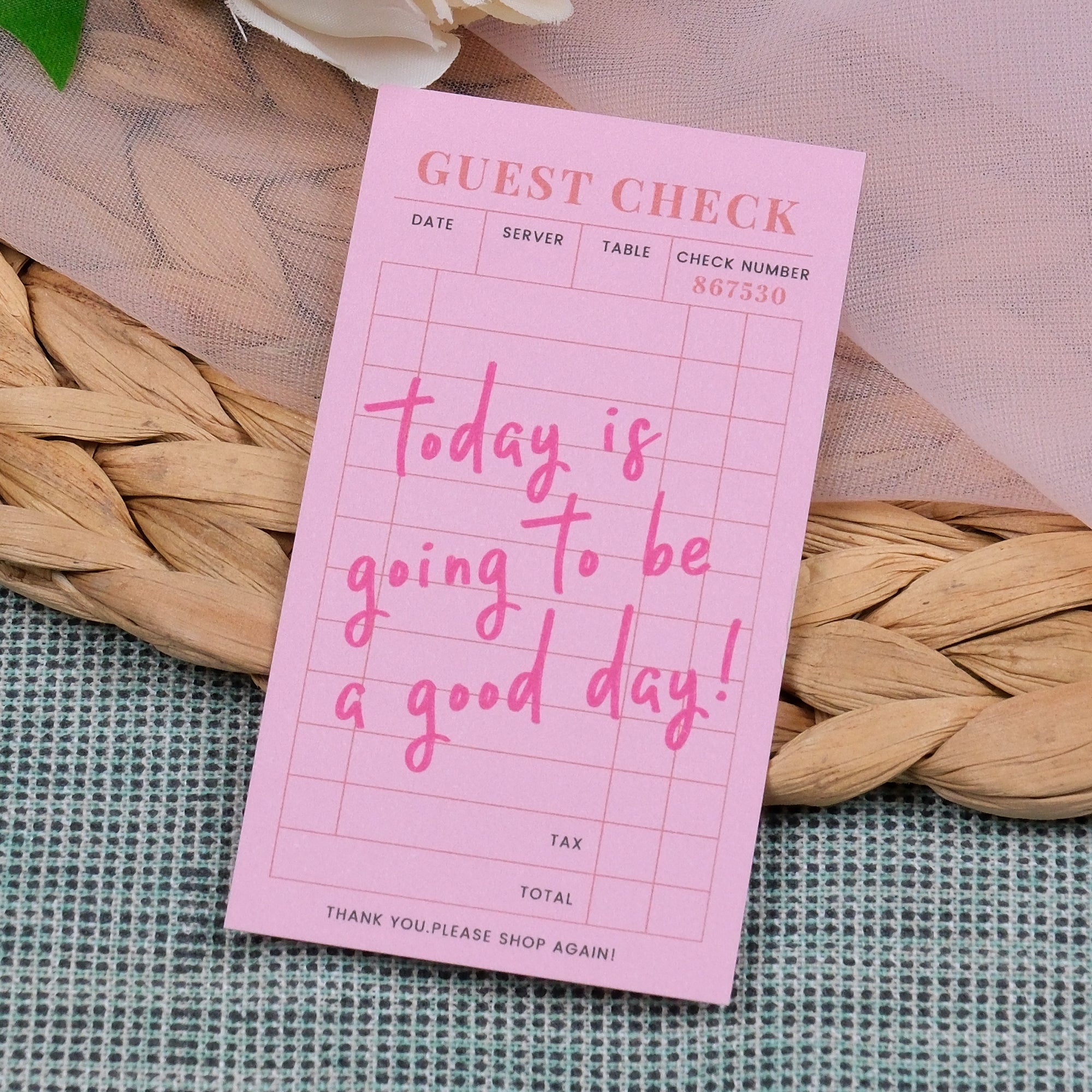 DISONTAG Small Business Editable Thank You Card - T12