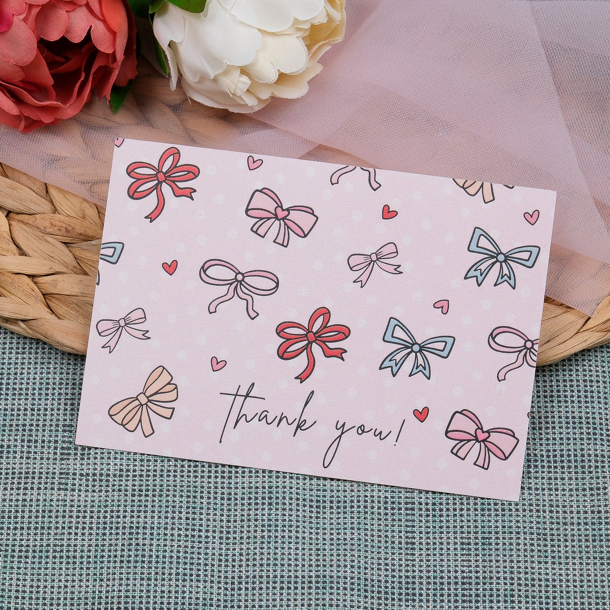 DISONTAG Small Business Editable Thank You Card - T16