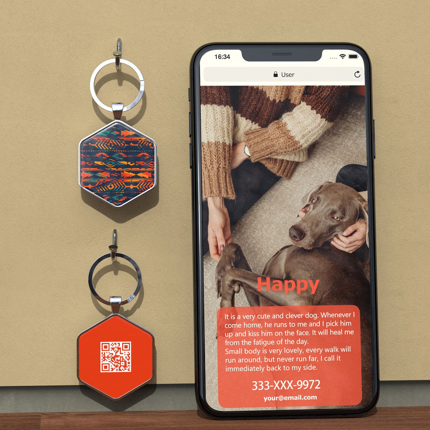 QR code pet tags-NO.150620