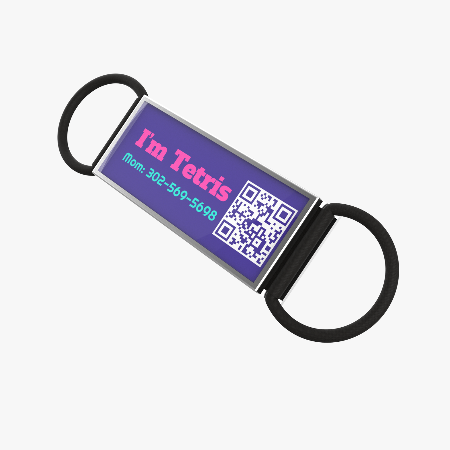 QR code pet tag silent-no more jingle-NO.130904