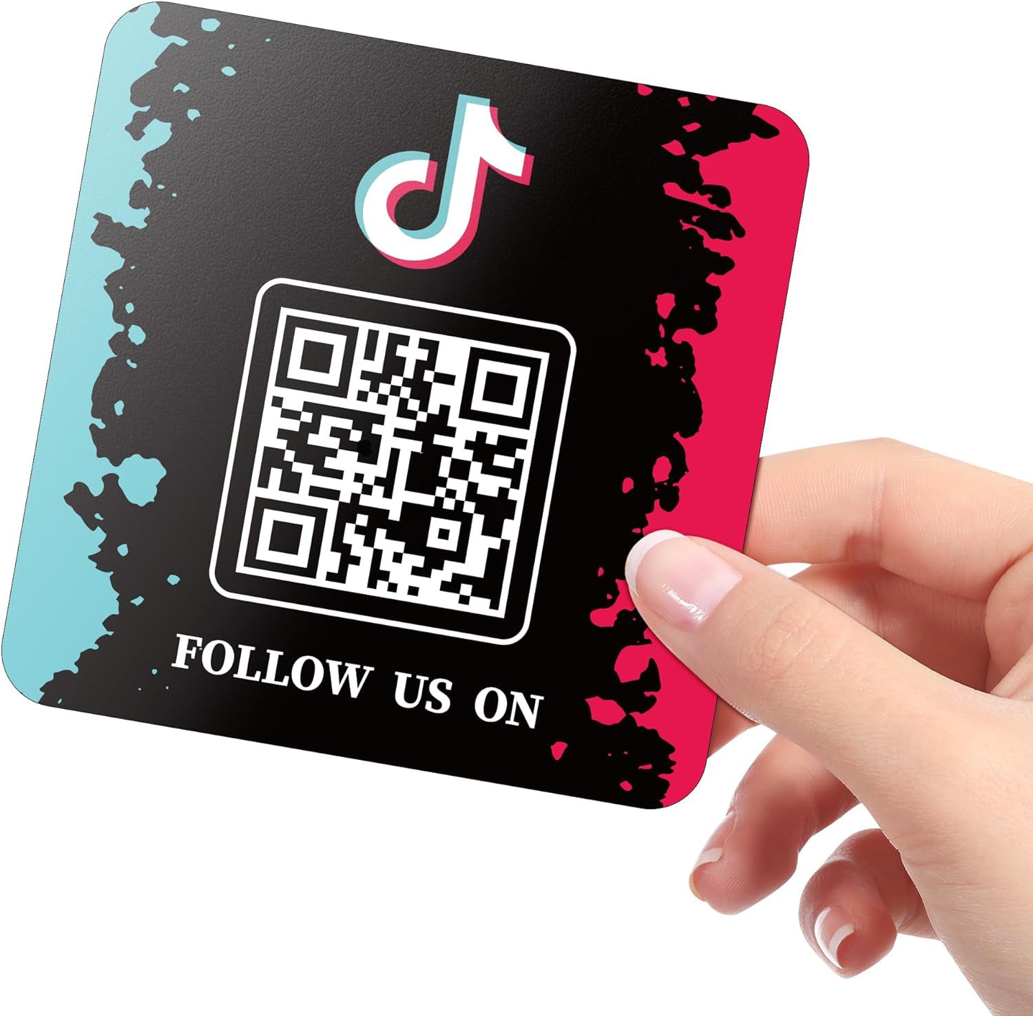 Tiktok  QR Social Media Stickers 25PCS