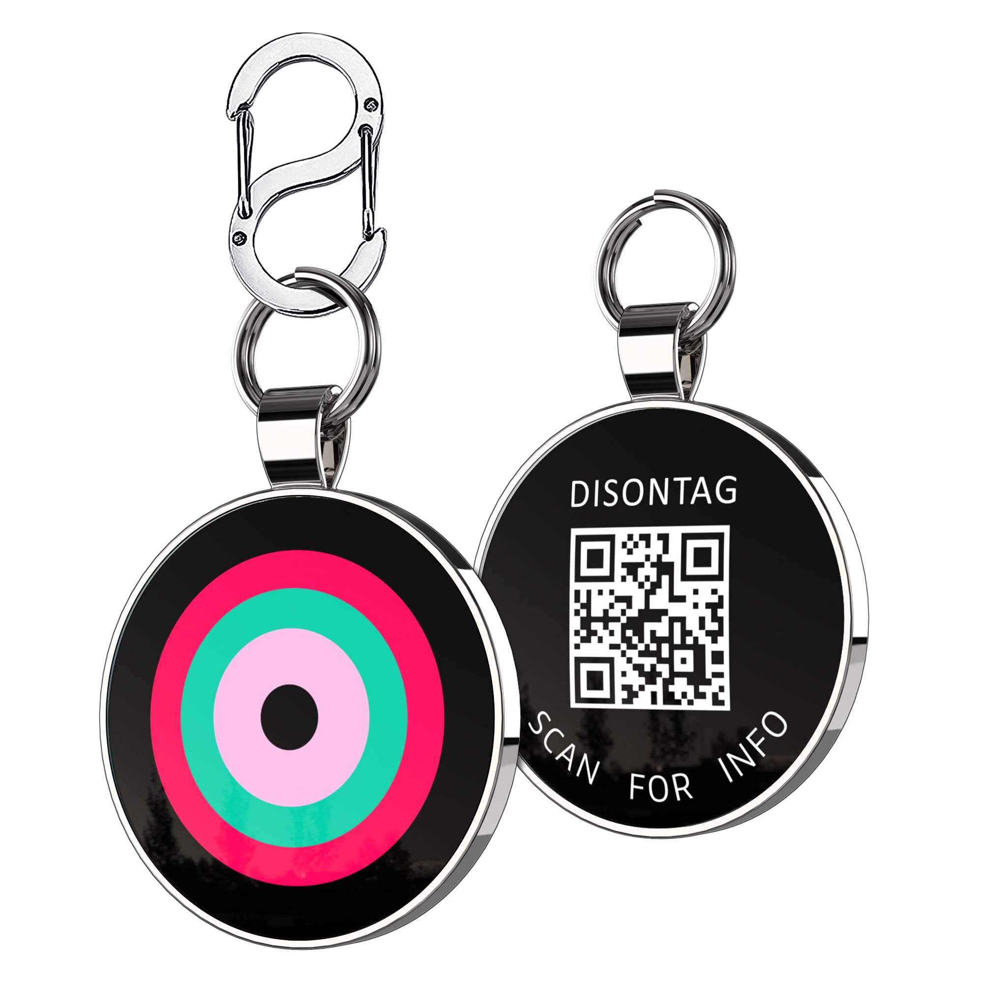 Alloy ID QR code pet tag-Interstellar Shield