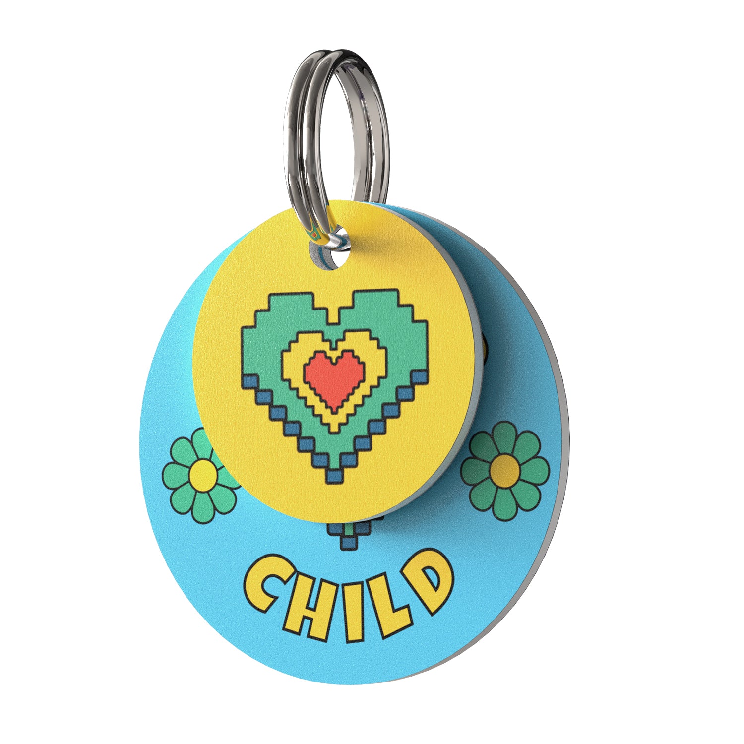 PVC QR pet tag- "SPOILED CHILD"