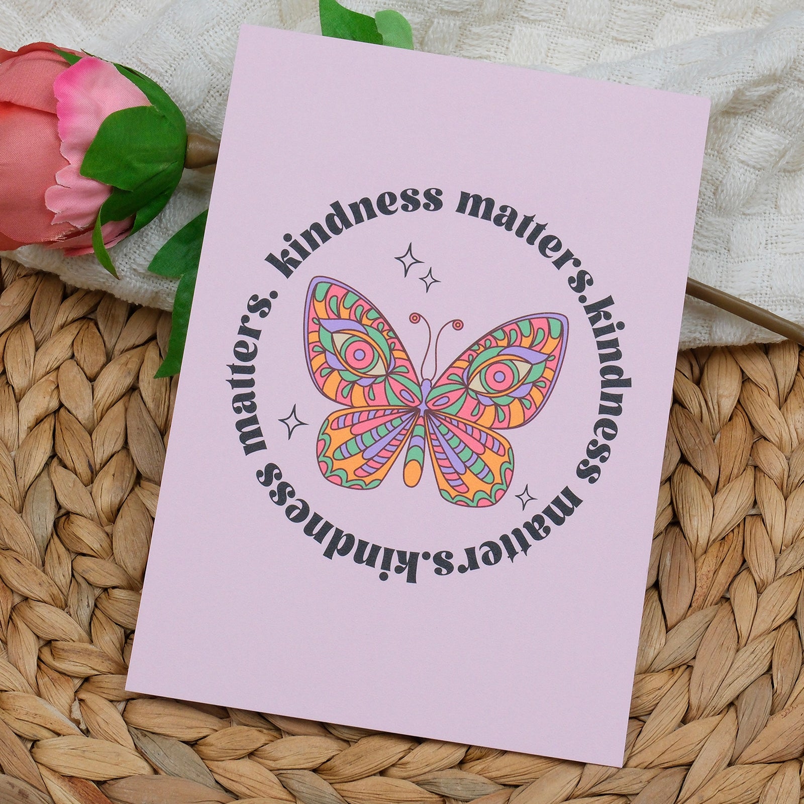 DISONTAG Small Business Editable Thank You Card - T26