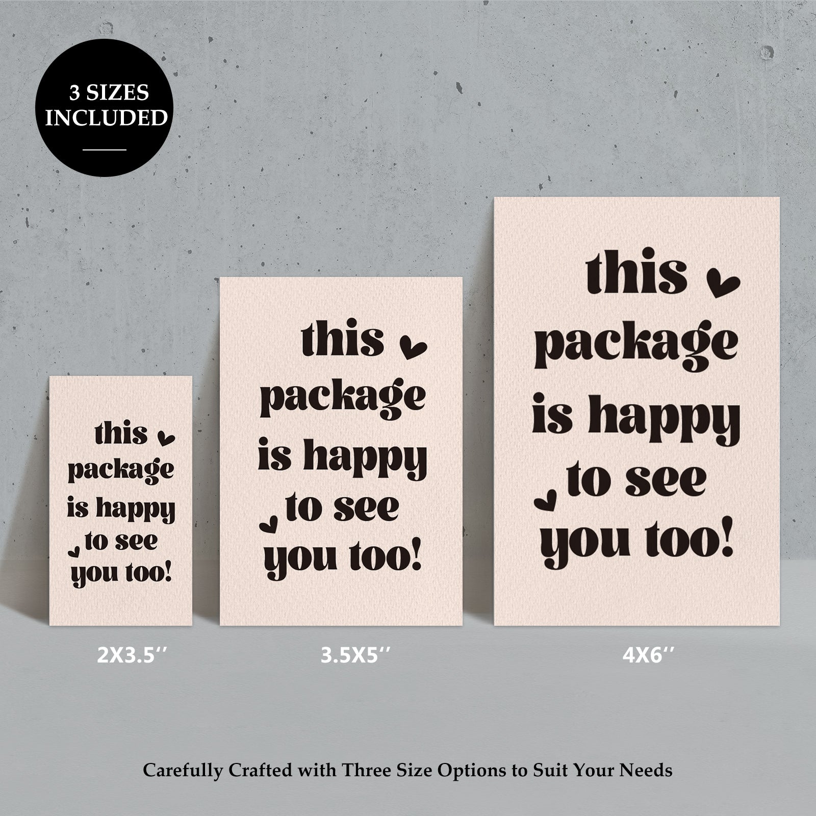 DISONTAG Small Business Editable Thank You Card - T14