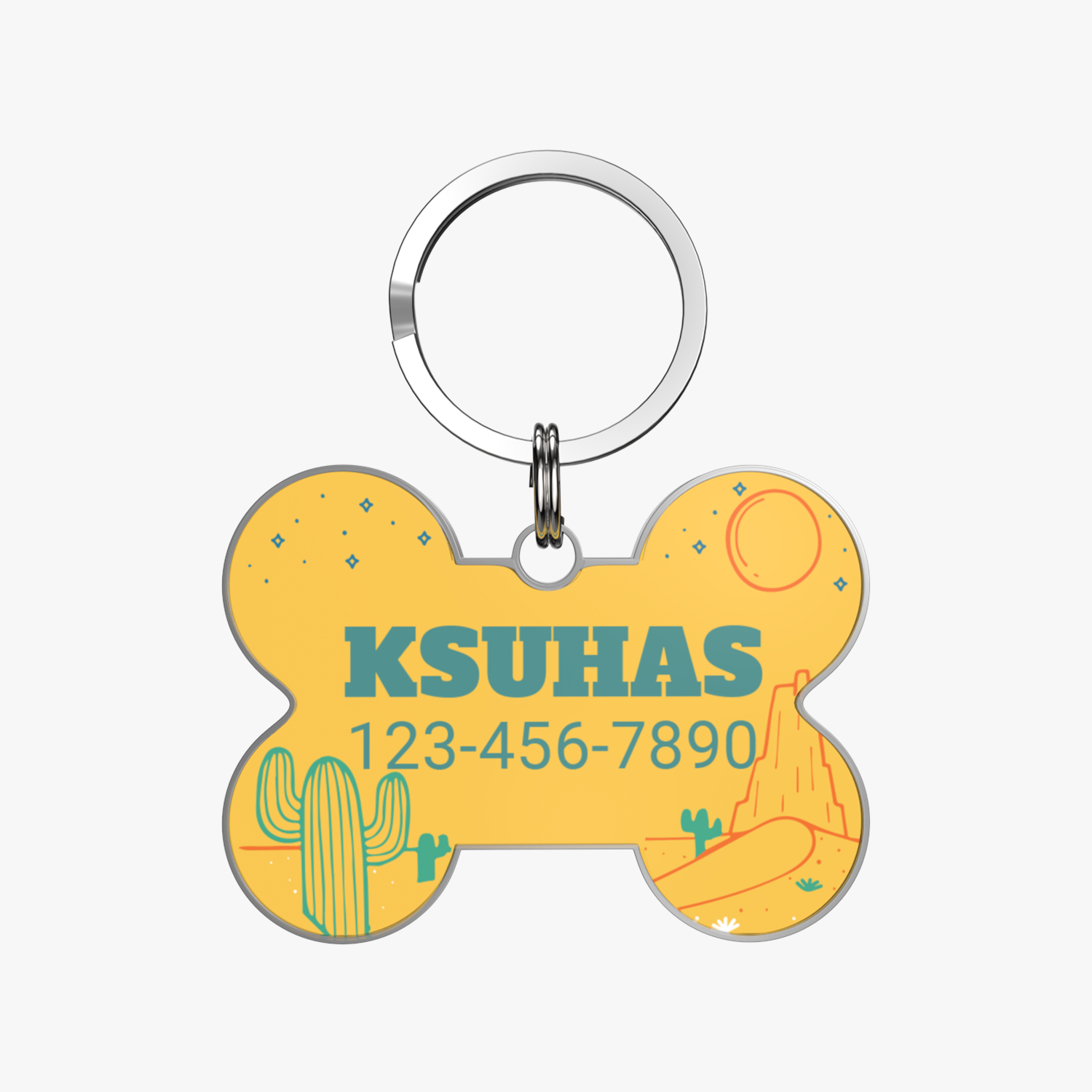 QR code pet tag Colorful text-NO.170927