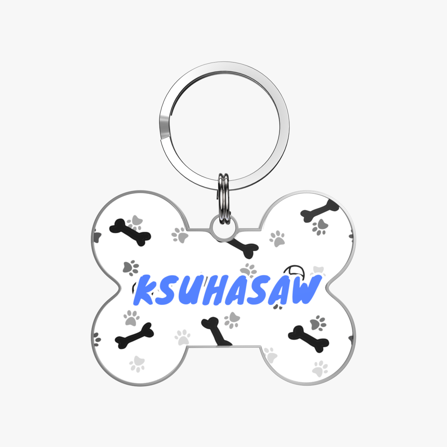 QR code pet tag Colorful text-NO.170930