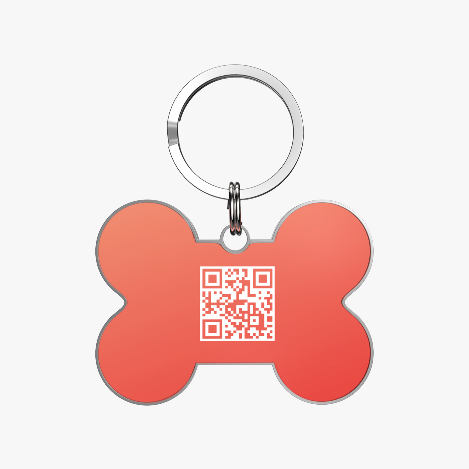 QR code pet tag Colorful text-NO.170919