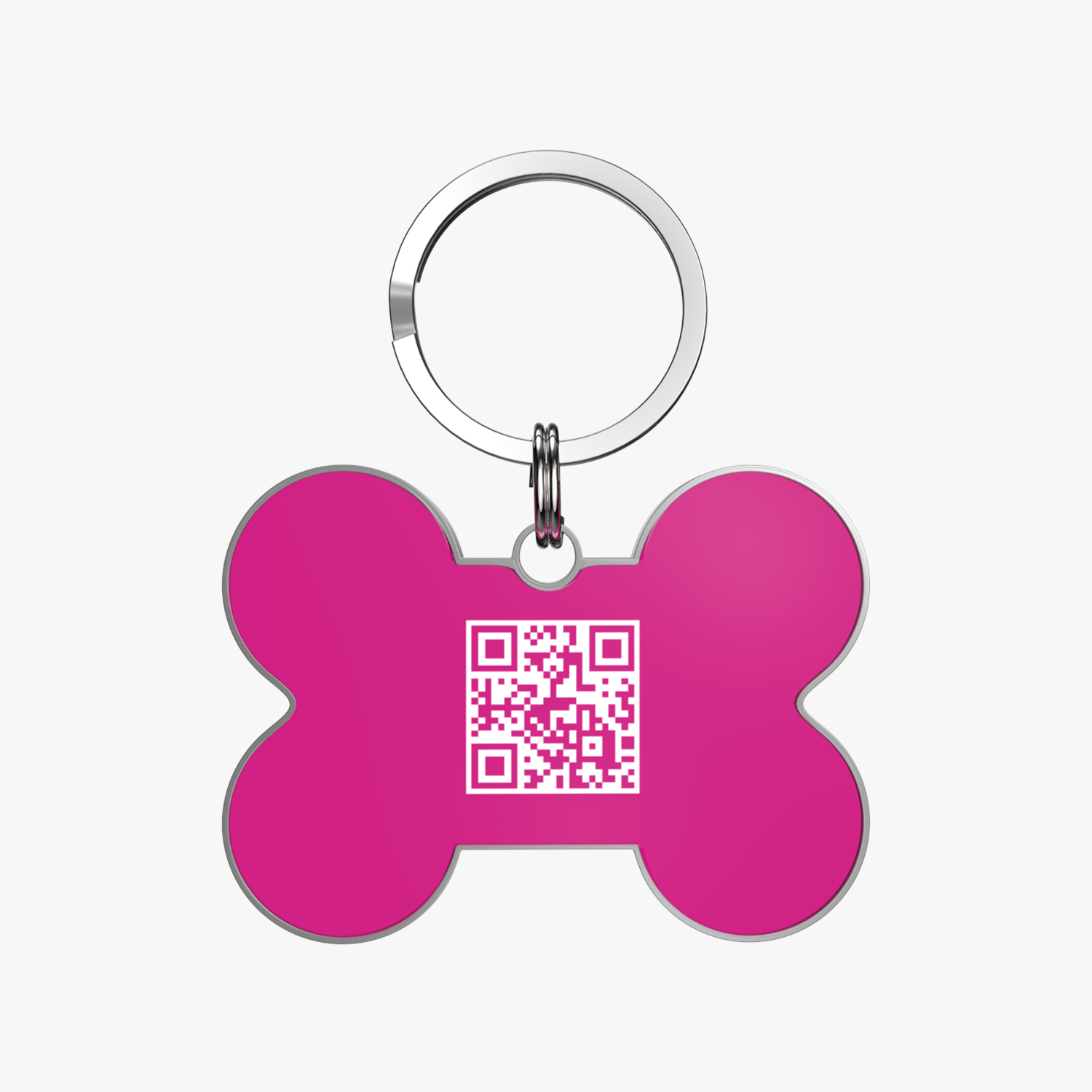 QR code pet tag Colorful text-NO.170921
