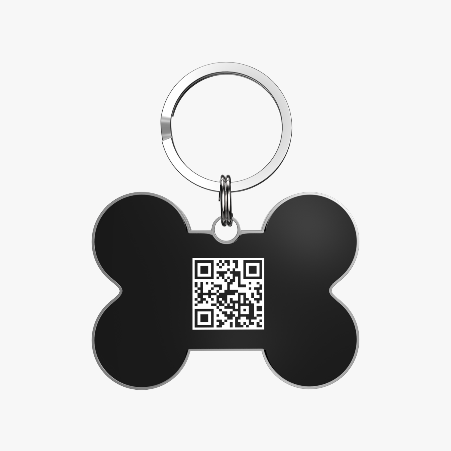 QR code pet tag Colorful text-NO.170924