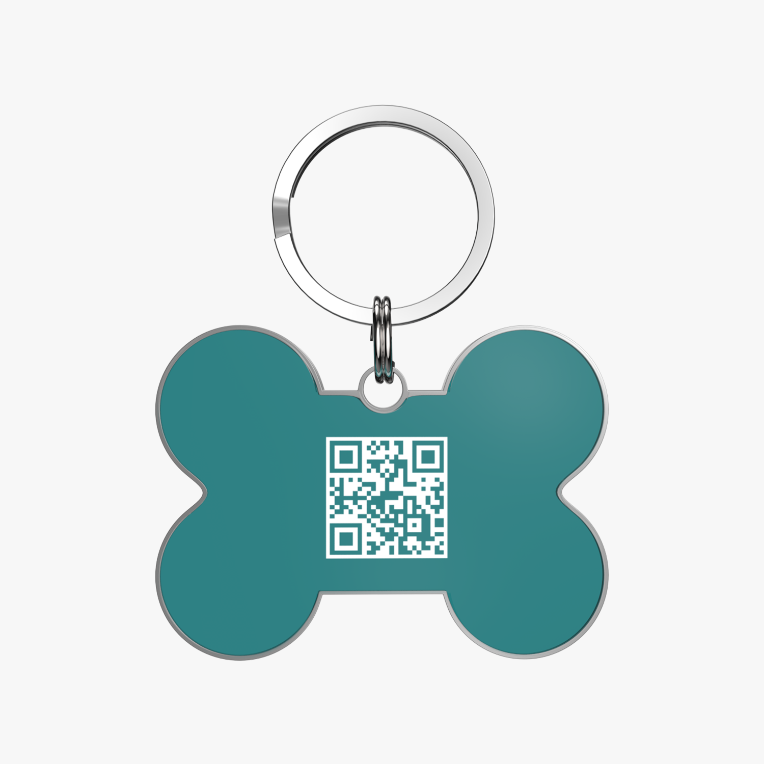 QR code pet tag Colorful text-NO.170917