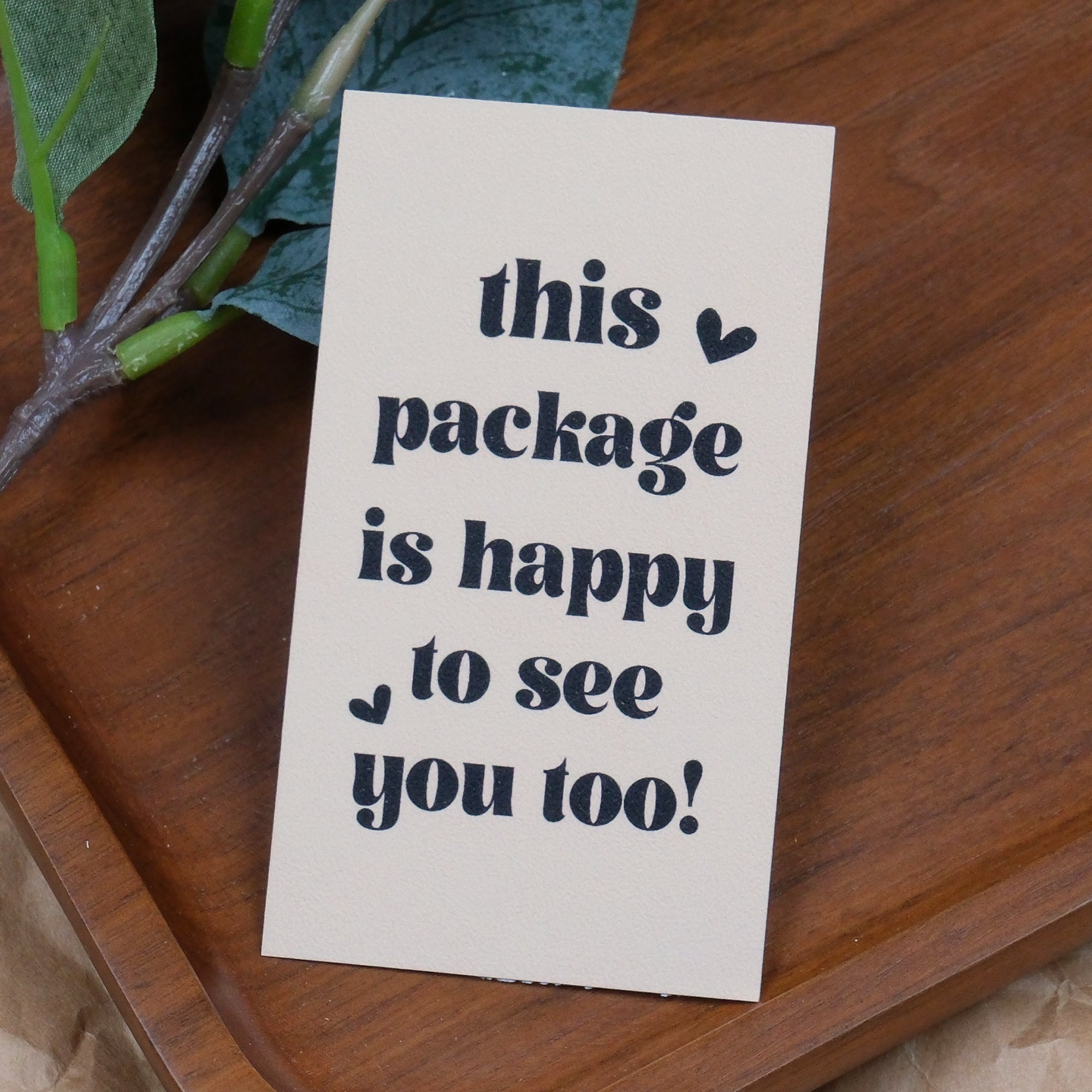 DISONTAG Small Business Editable Thank You Card - T14