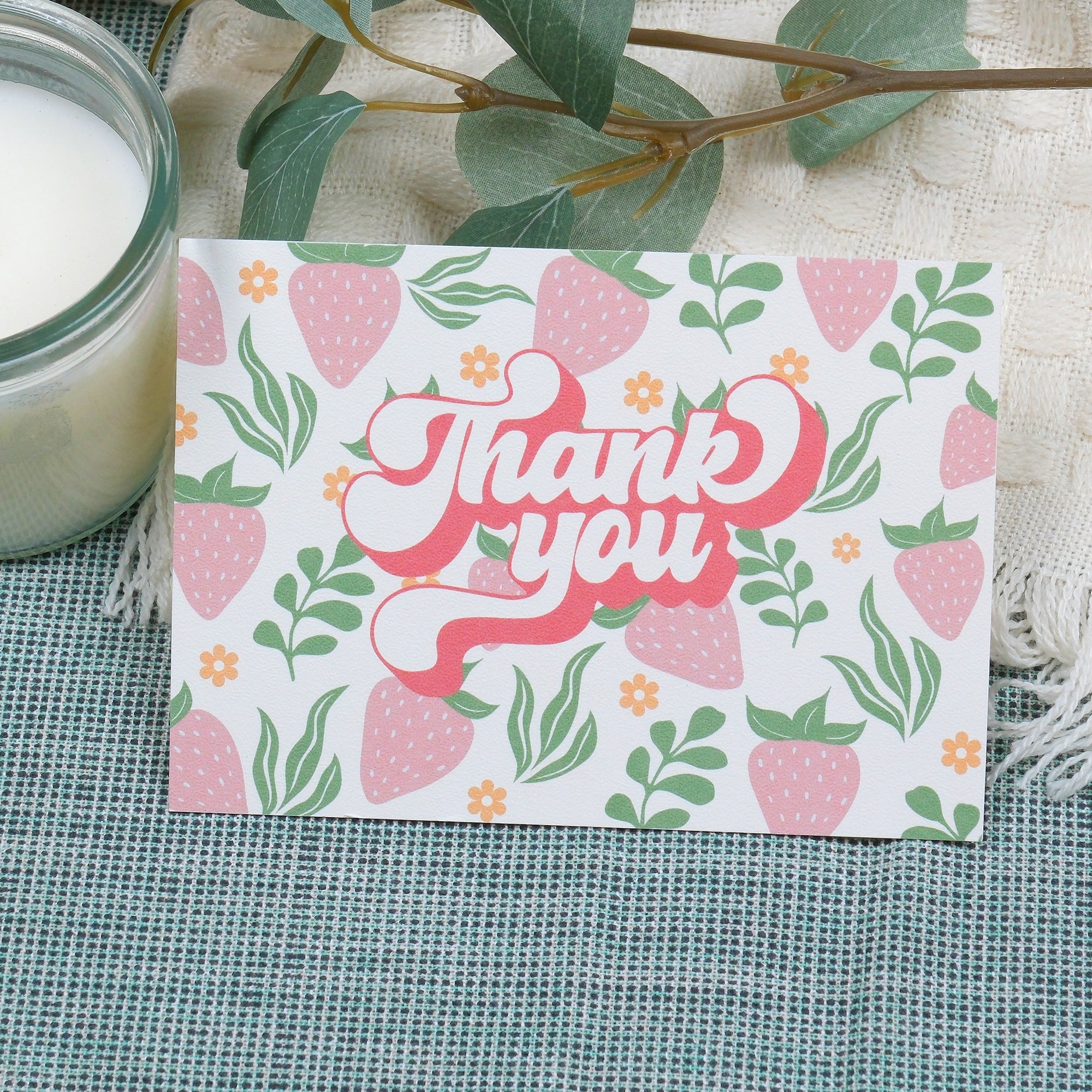 DISONTAG Small Business Editable Thank You Card - T18