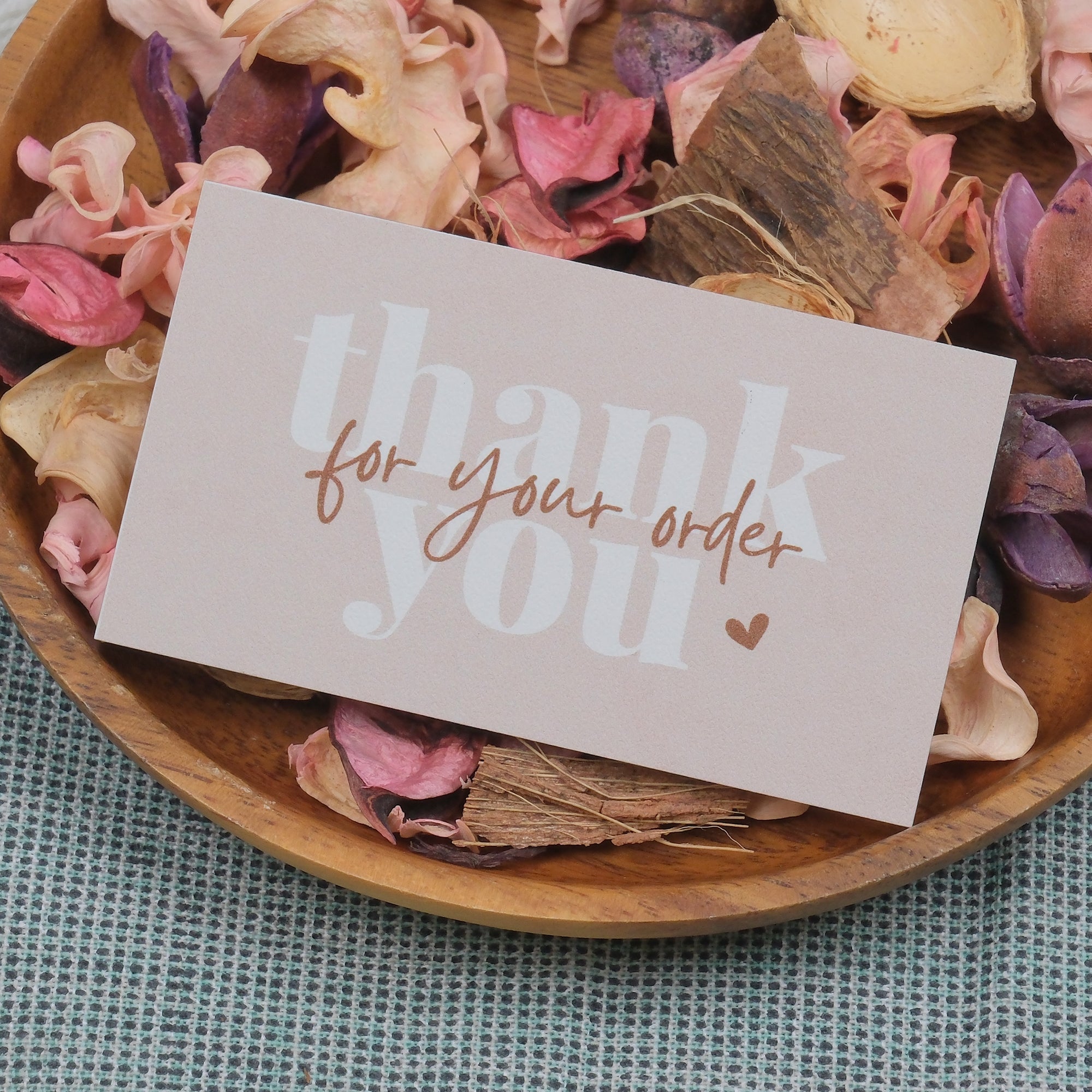 DISONTAG Small Business Editable Thank You Card - T3