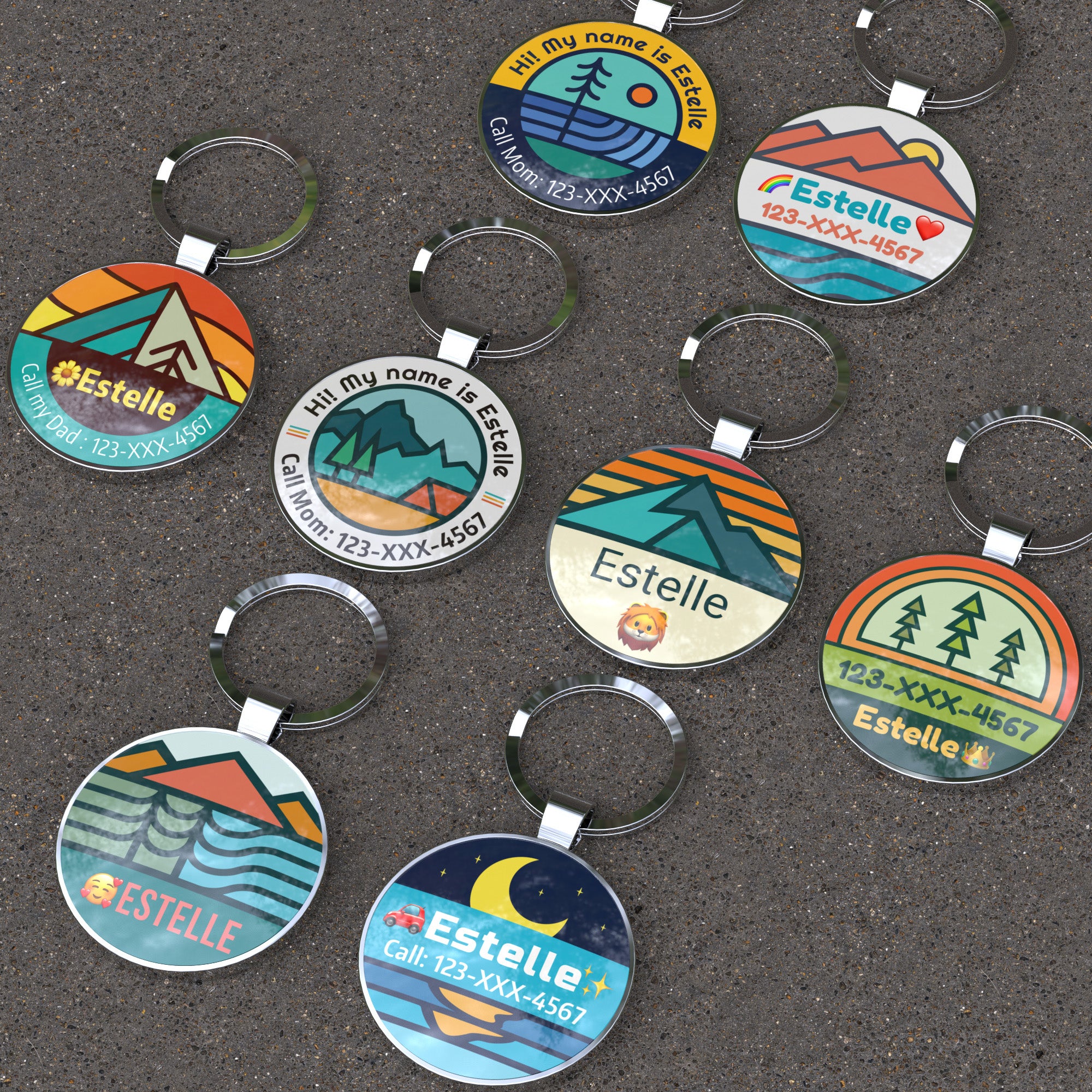 QR code pet tag Adventure tour-NO.160905