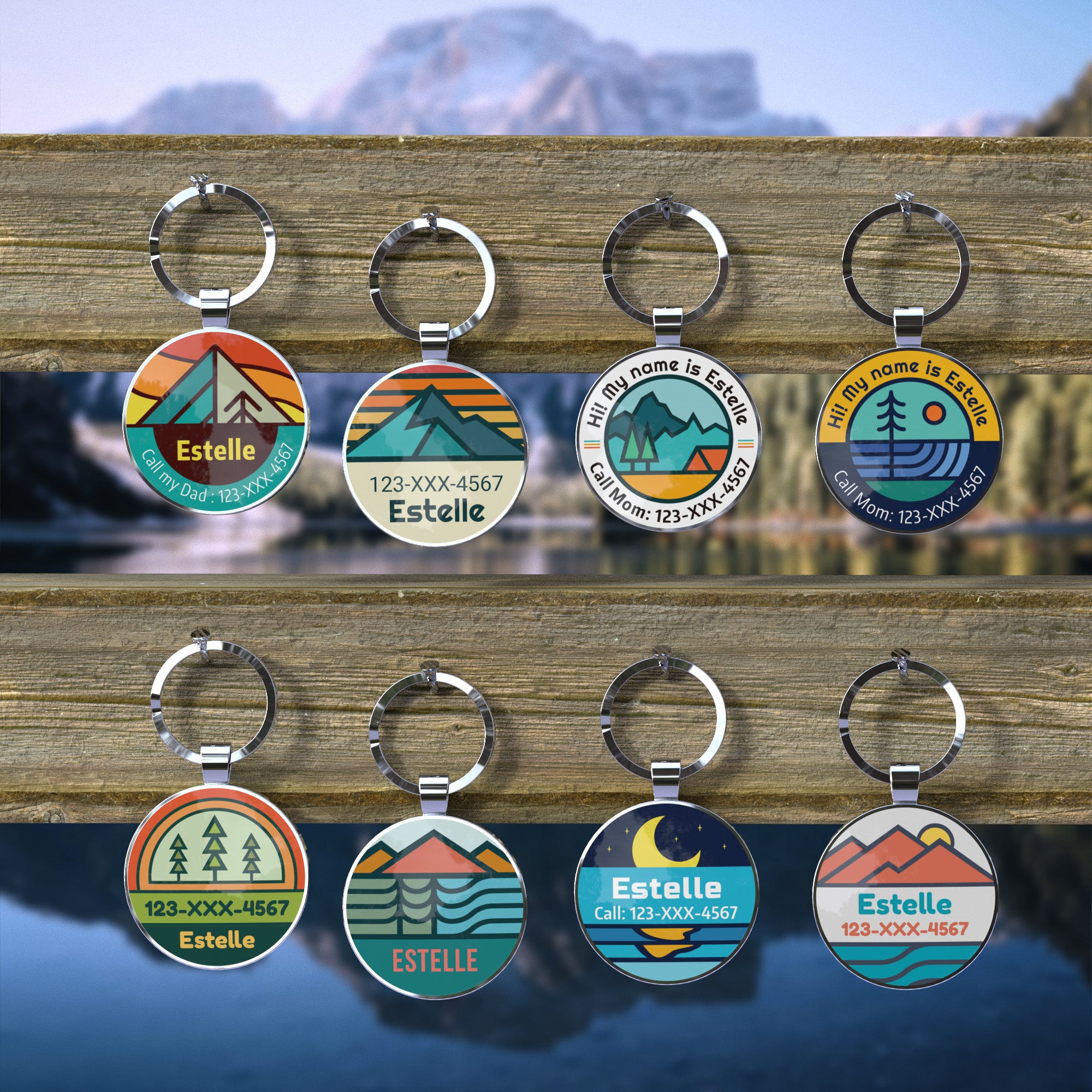 QR code pet tag Adventure tour-NO.160904