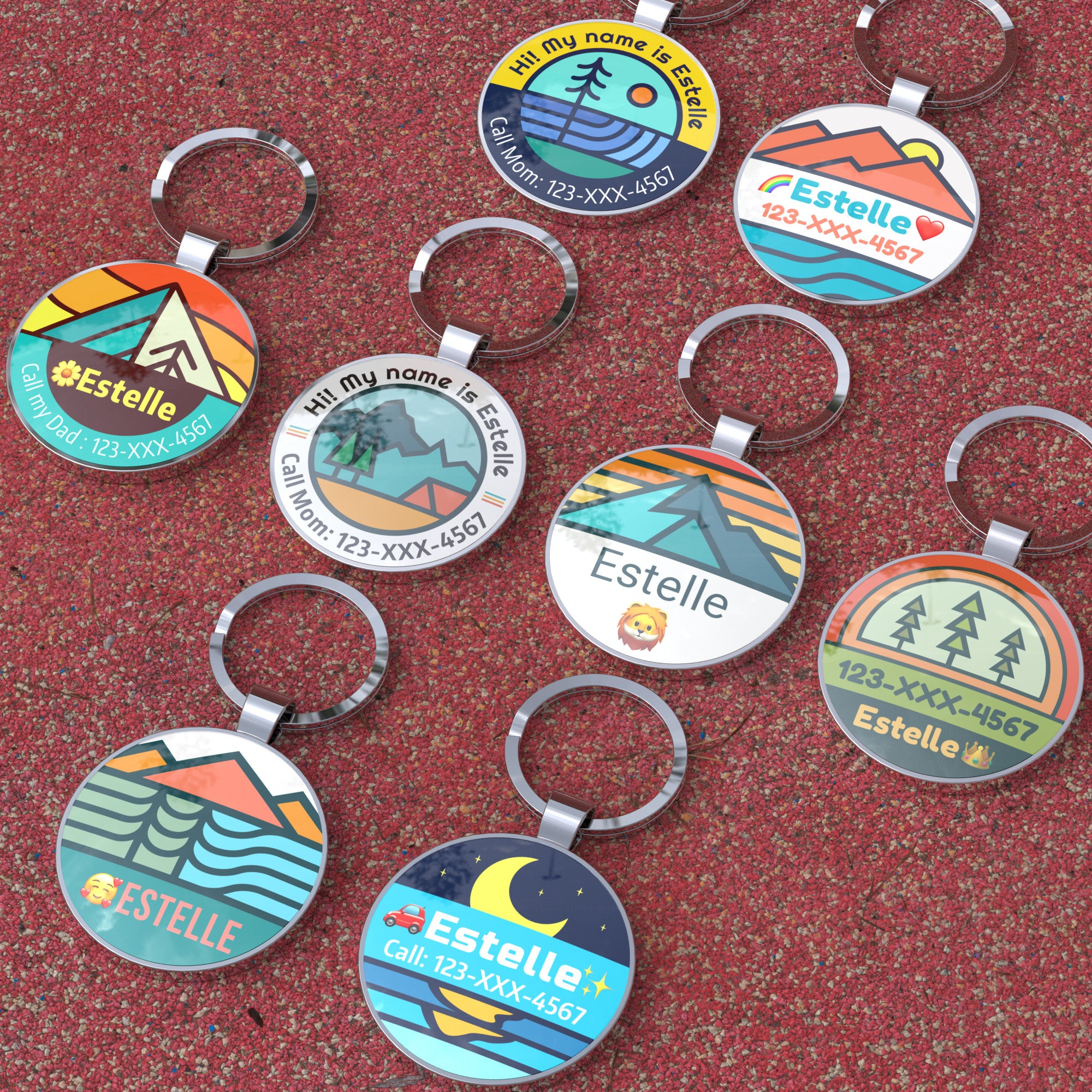 QR code pet tag Adventure tour-NO.160908