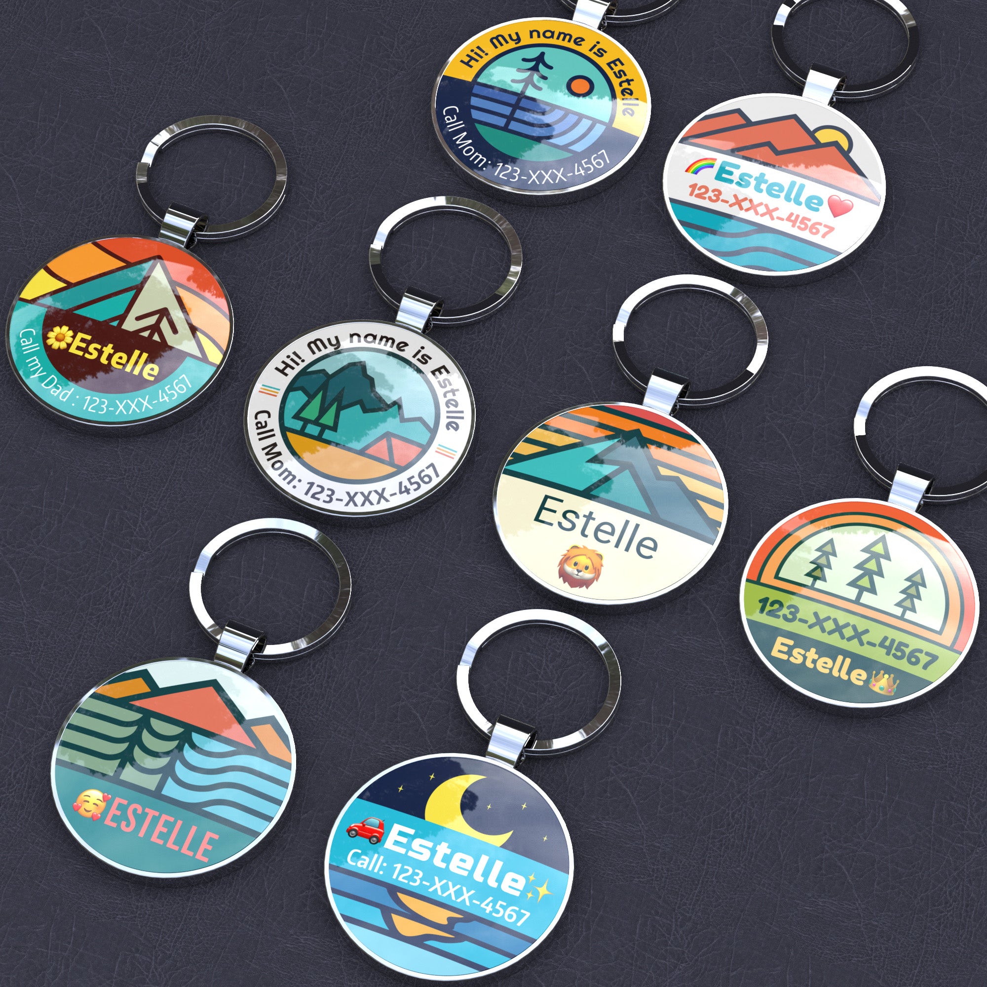 QR code pet tag Adventure tour-NO.160902