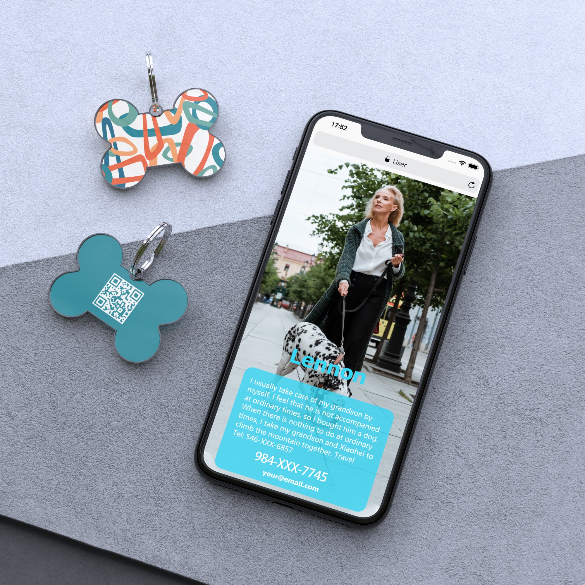 QR code pet tags-NO.150625