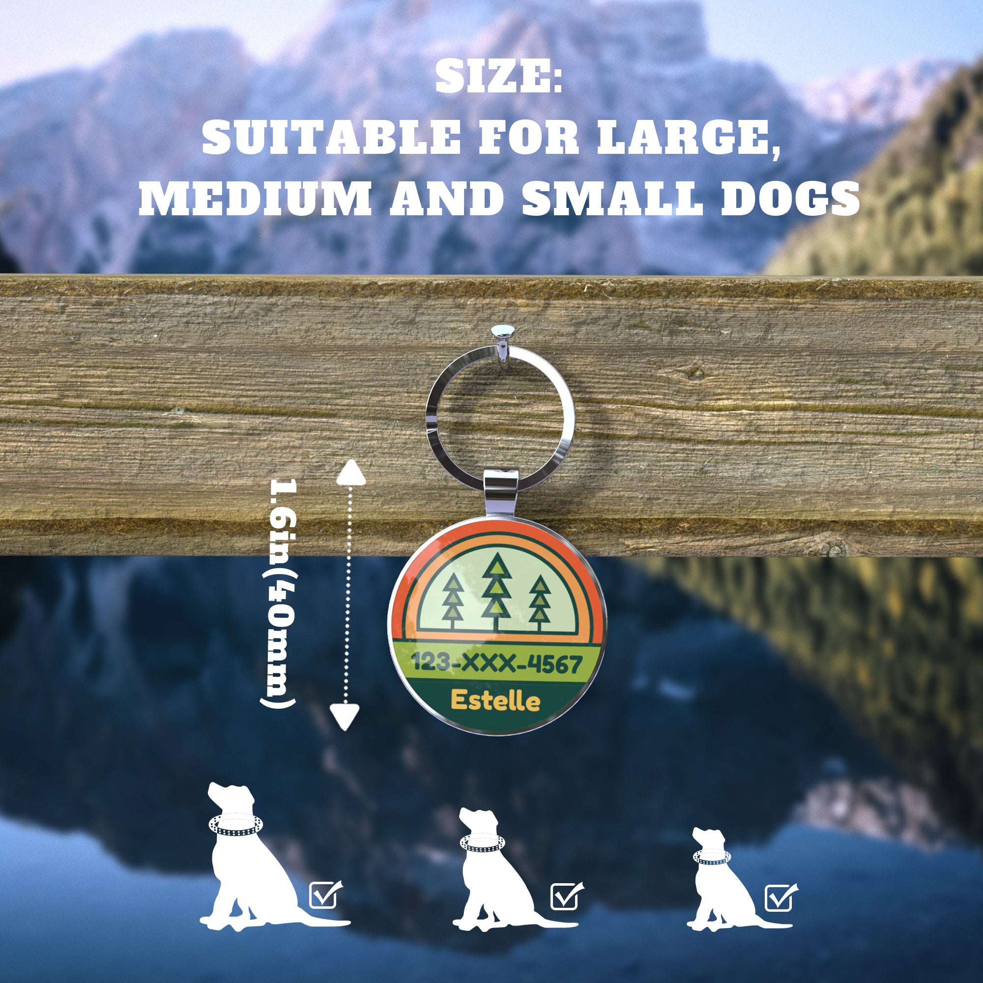 QR code pet tag Adventure tour-NO.160904